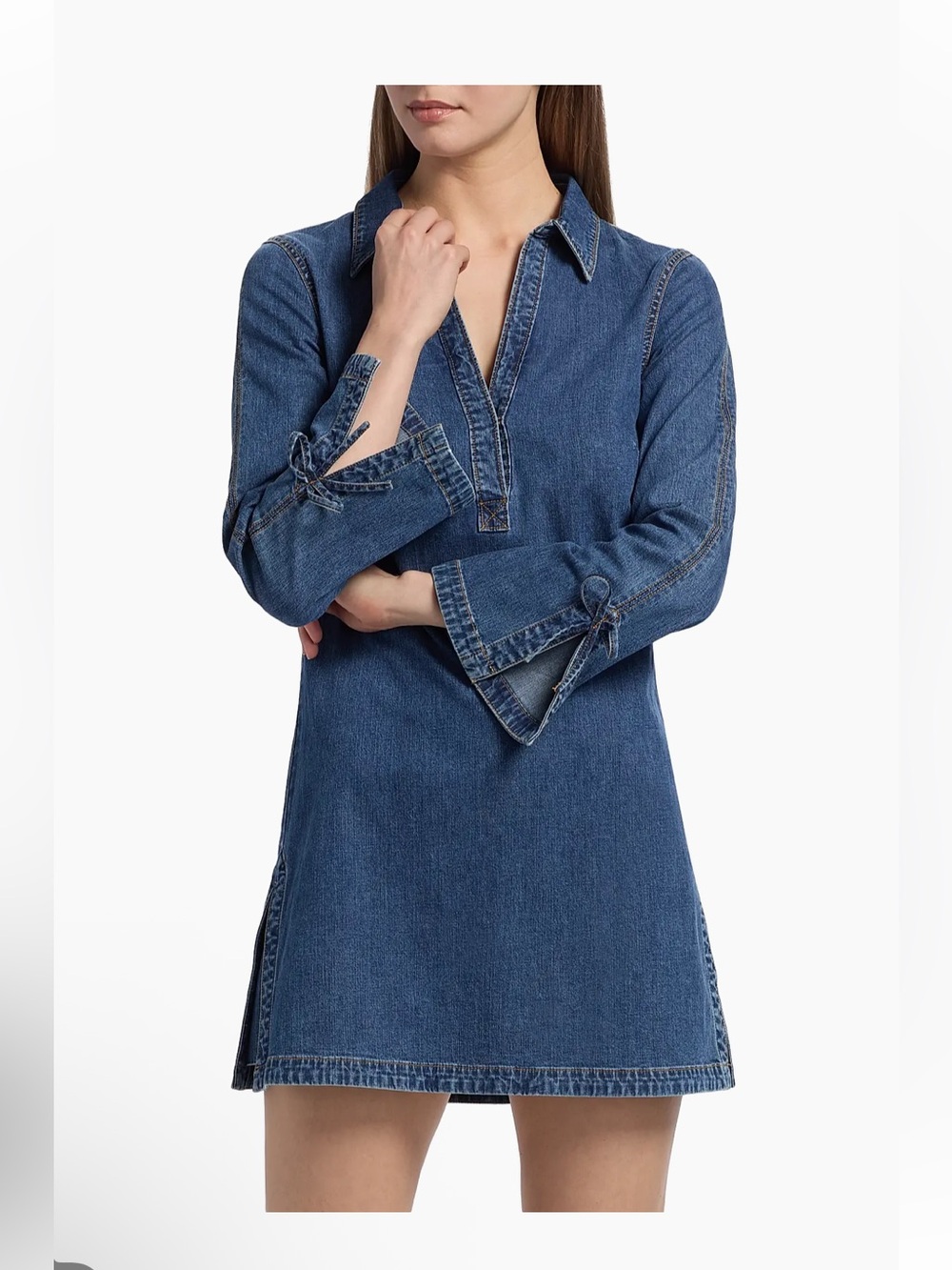 Cinq à Sept
Aster Denim V-Neck Minidress